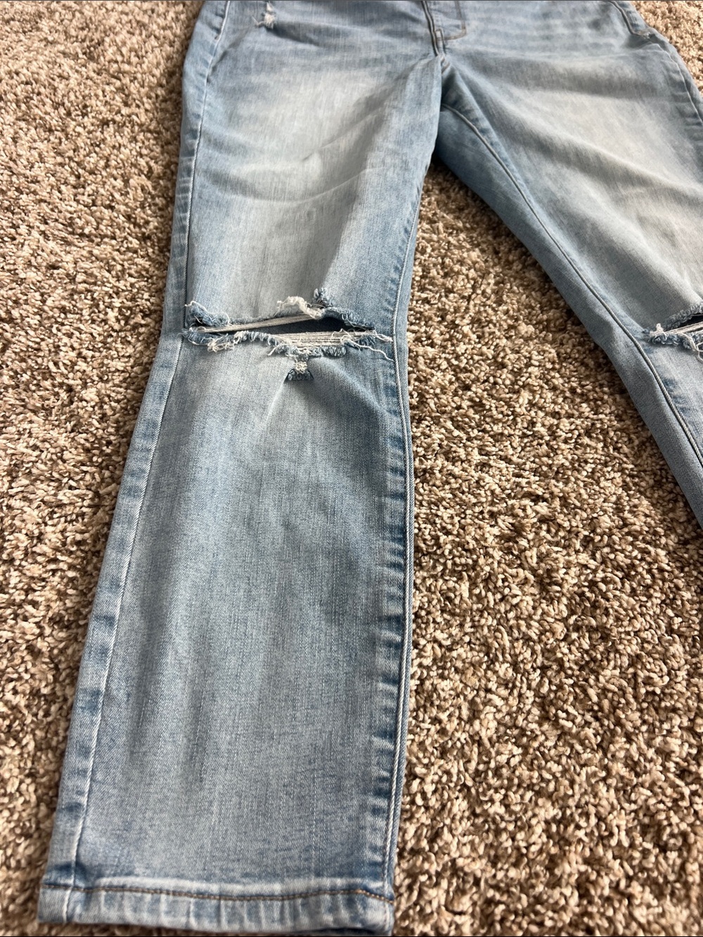 Wonderly Hi-Rise Skinny Crop Distressed Skinny Jeans Size 10R - Picture 2 of 11